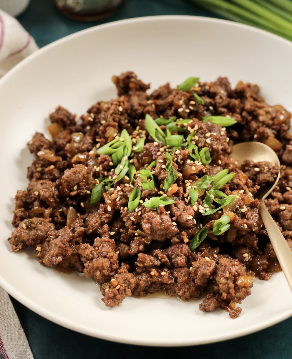 Korean Style BBQ Ground Beef