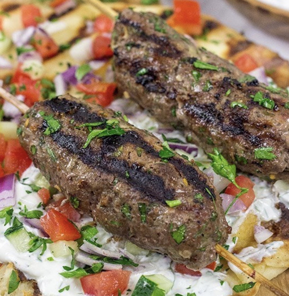 Grilled Beef Kofta Kebab