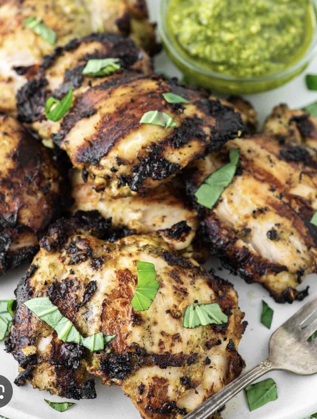 Basil Pesto Grilled Chicken Contains Nuts